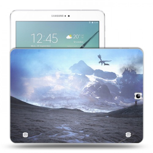 Дизайнерский силиконовый чехол для Samsung Galaxy Tab S2 9.7 Skyrim