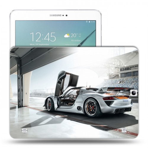 Дизайнерский силиконовый чехол для Samsung Galaxy Tab S2 9.7 Porsche