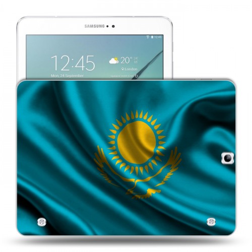 Дизайнерский силиконовый чехол для Samsung Galaxy Tab S2 9.7 флаг Казахстана