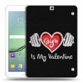Дизайнерский силиконовый чехол для Samsung Galaxy Tab S2 9.7 День Святого Валентина
