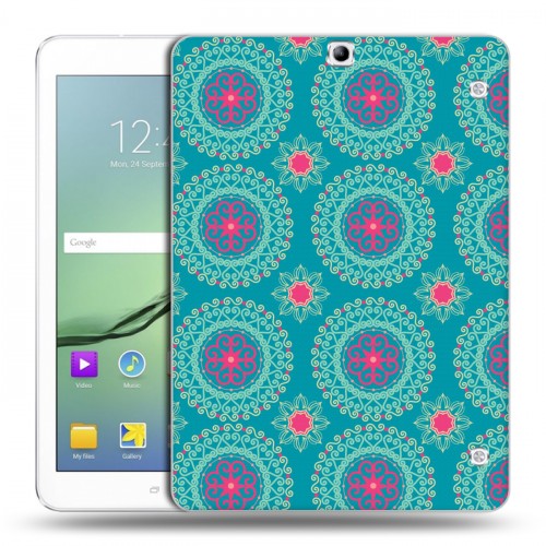 Дизайнерский силиконовый чехол для Samsung Galaxy Tab S2 9.7 Богемские шаблоны