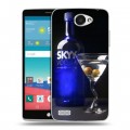 Дизайнерский пластиковый чехол для LG Max Skyy Vodka