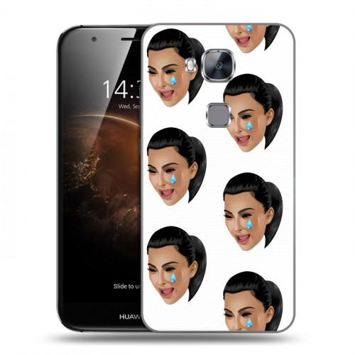 Дизайнерский силиконовый чехол для Huawei G8 Ким Кардашьян
