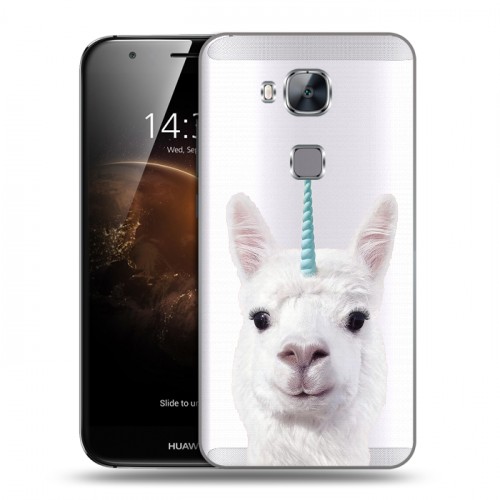 Дизайнерский пластиковый чехол для Huawei G8 Мятные звери