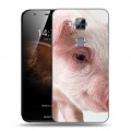 Дизайнерский силиконовый чехол для Huawei G8 Свинки