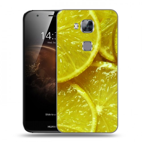 Дизайнерский пластиковый чехол для Huawei G8 Лимон