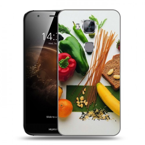 Дизайнерский пластиковый чехол для Huawei G8 Овощи