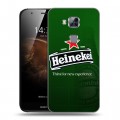 Дизайнерский пластиковый чехол для Huawei G8 Heineken