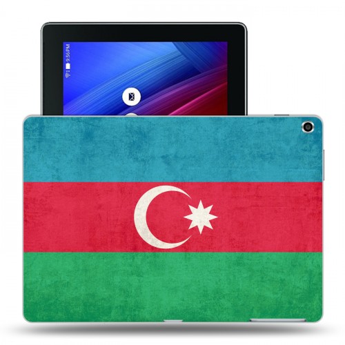Дизайнерский силиконовый чехол для ASUS ZenPad 10 Флаг Азербайджана