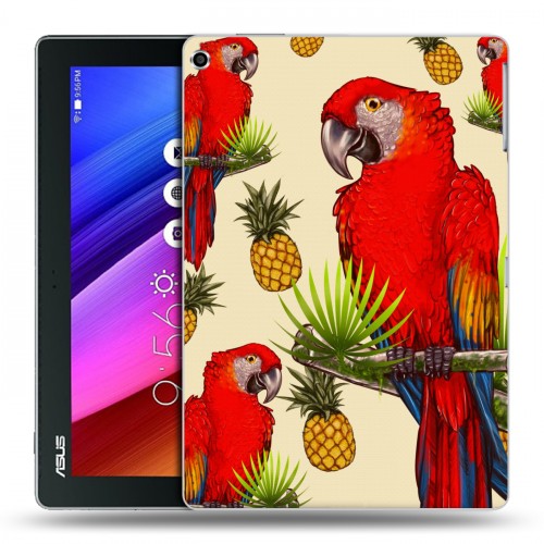 Дизайнерский силиконовый чехол для ASUS ZenPad 10 Птицы и фрукты
