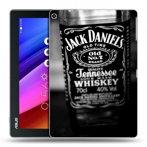 Дизайнерский силиконовый чехол для ASUS ZenPad 10 Jack Daniels