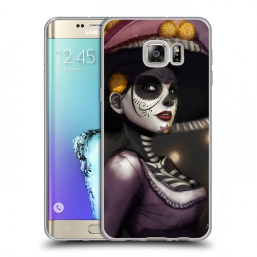 Дизайнерский пластиковый чехол для Samsung Galaxy S6 Edge Plus хэллоуин