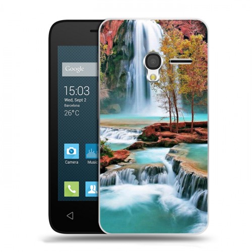 Дизайнерский пластиковый чехол для Alcatel One Touch Pixi 3 (4.5) Водопады