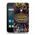 Дизайнерский пластиковый чехол для Alcatel One Touch Pixi 3 (4.5) League of Legends