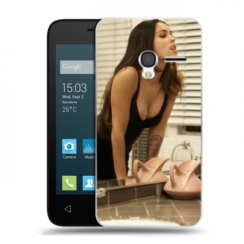 Дизайнерский пластиковый чехол для Alcatel One Touch Pixi 3 (4.5) меган фокс