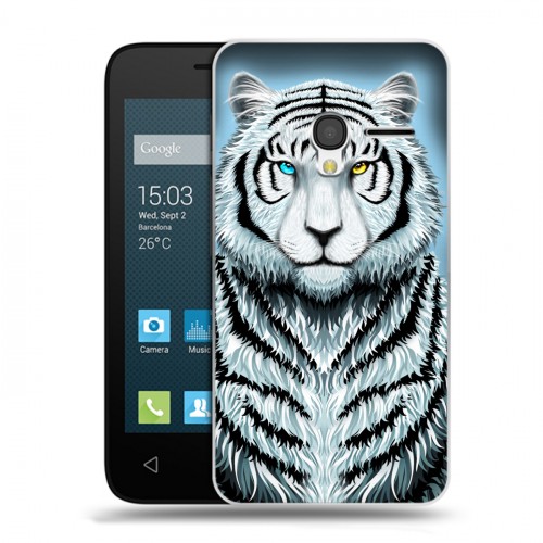 Дизайнерский пластиковый чехол для Alcatel One Touch Pixi 3 (4.5) Яркие животные