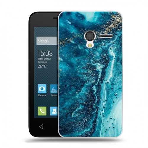 Дизайнерский пластиковый чехол для Alcatel One Touch Pixi 3 (4.5) Райский океан
