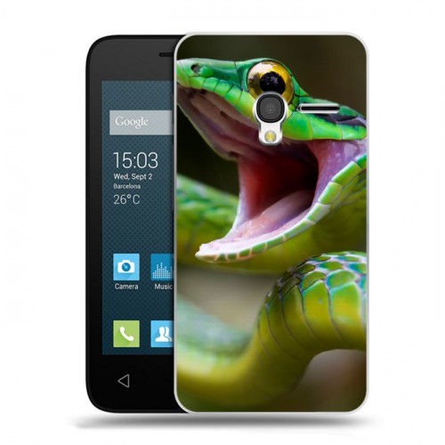 Дизайнерский пластиковый чехол для Alcatel One Touch Pixi 3 (4.5) Змеи