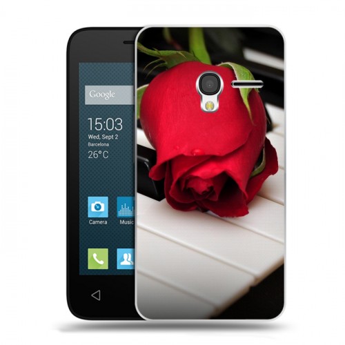 Дизайнерский пластиковый чехол для Alcatel One Touch Pixi 3 (4.5) Розы