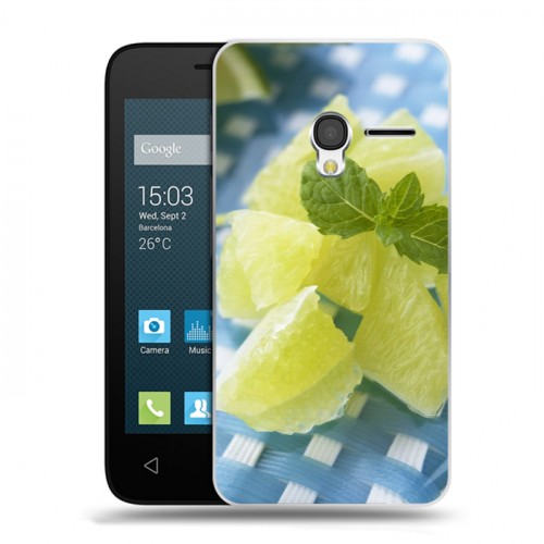 Дизайнерский пластиковый чехол для Alcatel One Touch Pixi 3 (4.5) Лайм