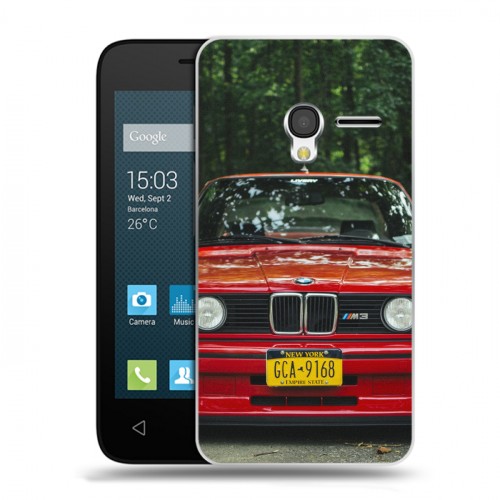 Дизайнерский пластиковый чехол для Alcatel One Touch Pixi 3 (4.5) BMW