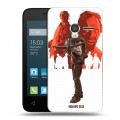 Дизайнерский пластиковый чехол для Alcatel One Touch Pixi 3 (4.0) Ходячие Мертвецы