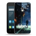Дизайнерский пластиковый чехол для Alcatel One Touch Pixi 3 (4.0) Fallout