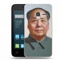 Дизайнерский пластиковый чехол для Alcatel One Touch Pixi 3 (4.0) Мао