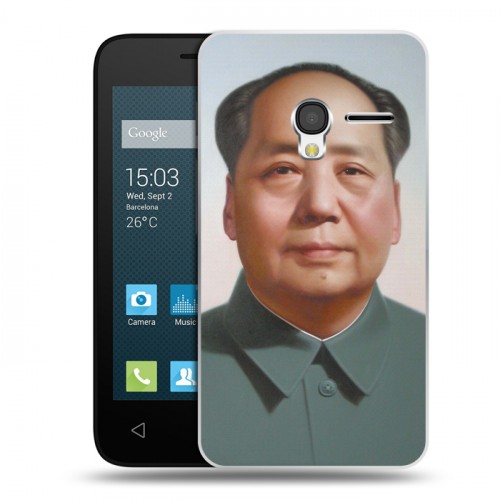 Дизайнерский пластиковый чехол для Alcatel One Touch Pixi 3 (4.0) Мао