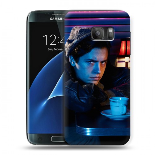 Дизайнерский силиконовый с усиленными углами чехол для Samsung Galaxy S7 Ривердэйл