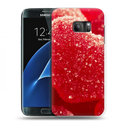 Дизайнерский силиконовый с усиленными углами чехол для Samsung Galaxy S7 Мармелад