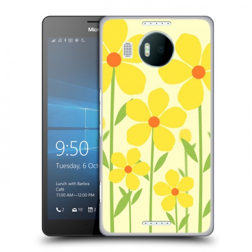 Дизайнерский пластиковый чехол для Microsoft Lumia 950 XL Романтик цветы