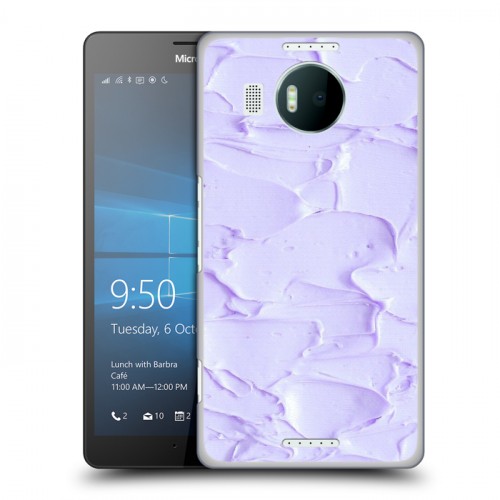 Дизайнерский пластиковый чехол для Microsoft Lumia 950 XL Мазки краски