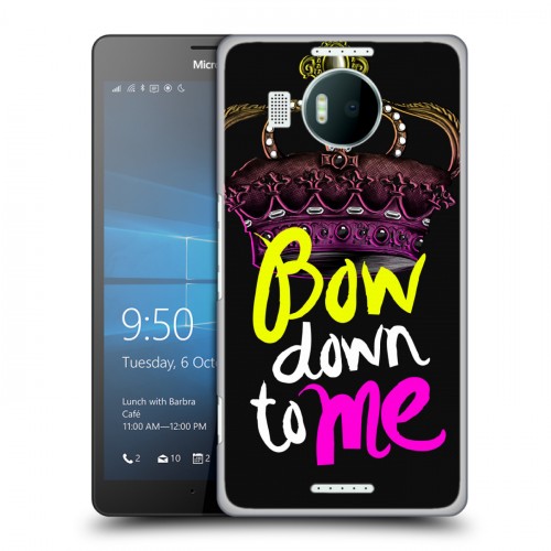 Дизайнерский пластиковый чехол для Microsoft Lumia 950 XL Панк корона