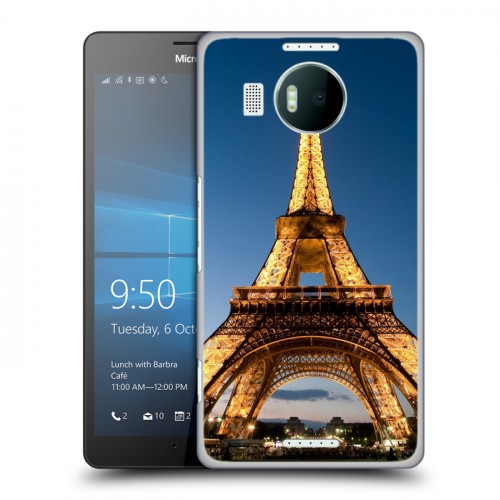 Дизайнерский пластиковый чехол для Microsoft Lumia 950 XL Париж