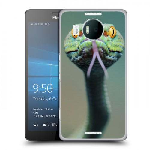 Дизайнерский пластиковый чехол для Microsoft Lumia 950 XL Змеи