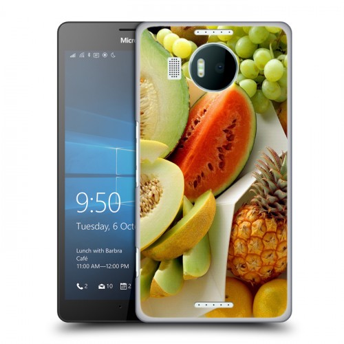 Дизайнерский пластиковый чехол для Microsoft Lumia 950 XL Фрукты
