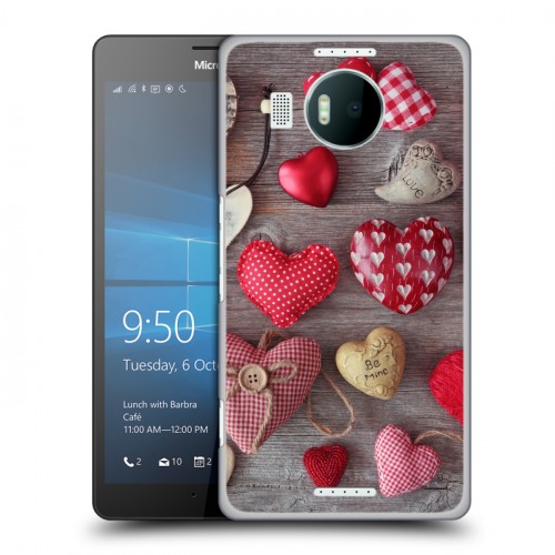 Дизайнерский пластиковый чехол для Microsoft Lumia 950 XL День Святого Валентина