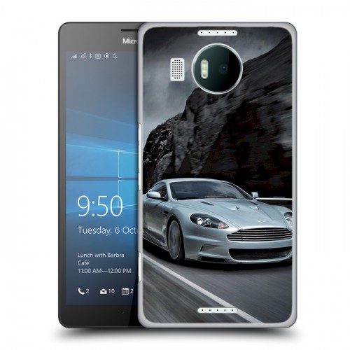 Дизайнерский пластиковый чехол для Microsoft Lumia 950 XL Aston Martin