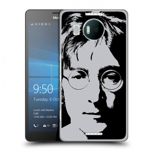 Дизайнерский пластиковый чехол для Microsoft Lumia 950 XL Джон Леннон