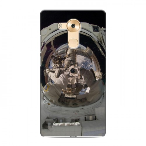 Дизайнерский пластиковый чехол для Huawei Mate 8 Космонавт