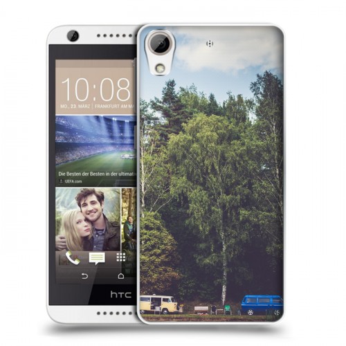 Дизайнерский силиконовый чехол для HTC Desire 626 лес