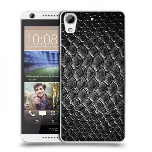 Дизайнерский пластиковый чехол для HTC Desire 626 Кожа змеи