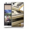 Дизайнерский силиконовый чехол для HTC Desire 626 Текстуры денег
