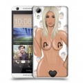 Дизайнерский силиконовый чехол для HTC Desire 626 Ким Кардашьян