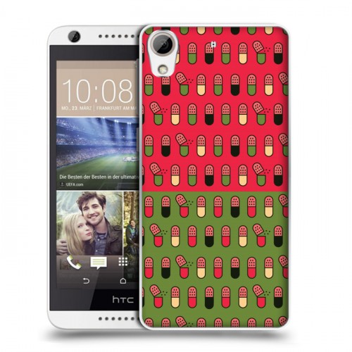 Дизайнерский силиконовый чехол для HTC Desire 626 Разноцветные таблетки