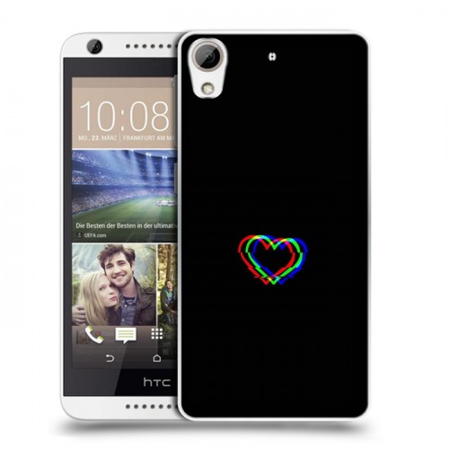 Дизайнерский силиконовый чехол для HTC Desire 626 Неоновые образы