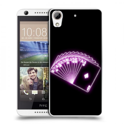 Дизайнерский силиконовый чехол для HTC Desire 626 Неоновые образы