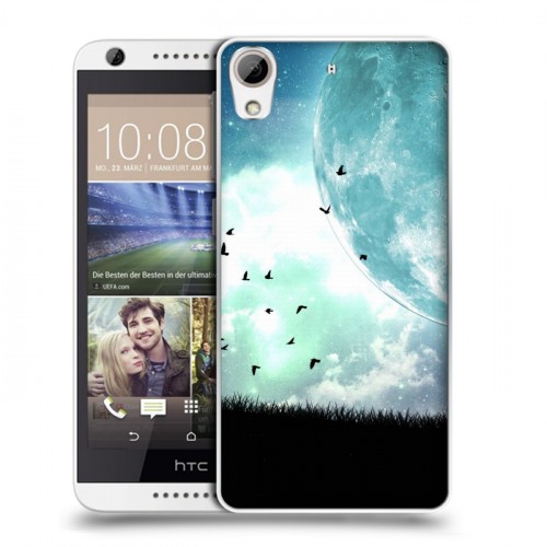 Дизайнерский силиконовый чехол для HTC Desire 626 Луна
