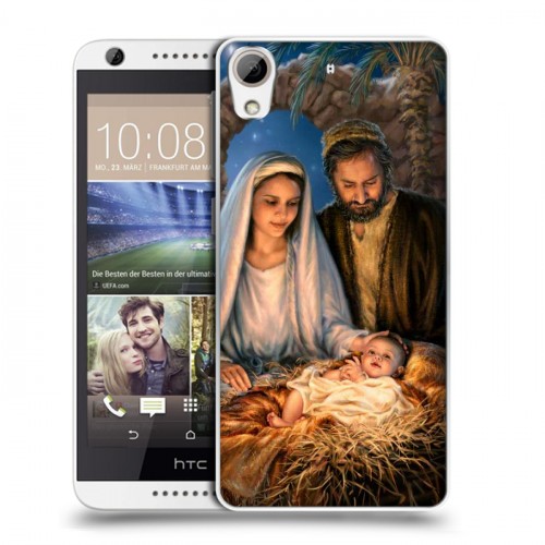 Дизайнерский силиконовый чехол для HTC Desire 626 Рождество Христово